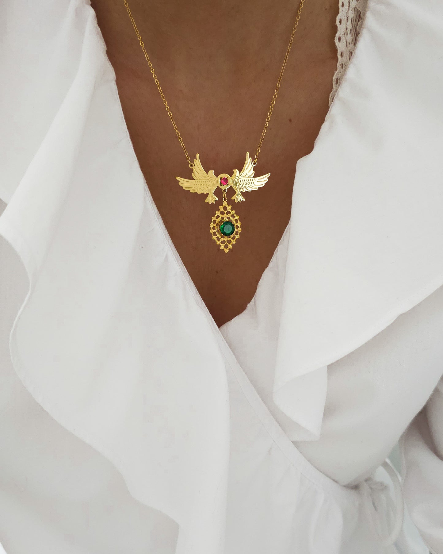 Colar Lovebirds Charm
