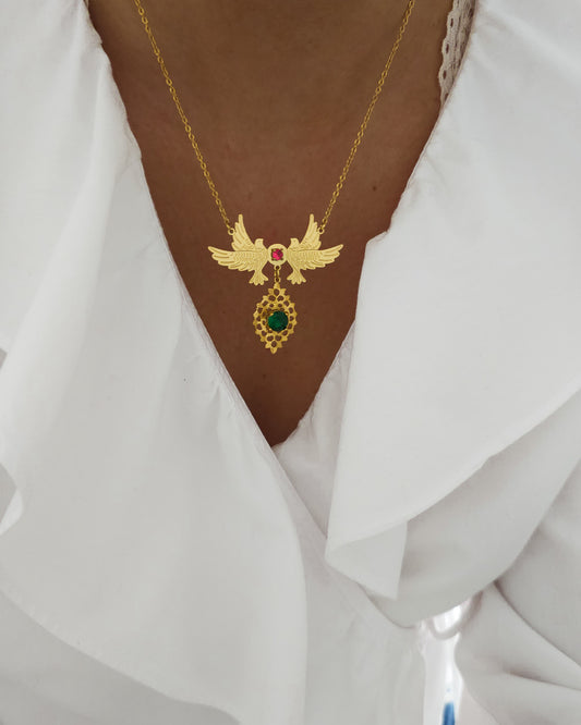Colar Lovebirds Charm